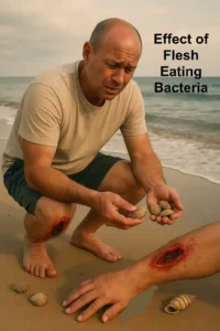 Flesh eating bacteria